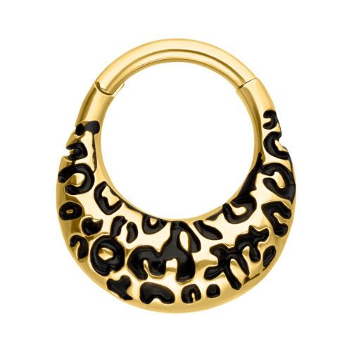 Chunky Leopard Septum Clicker