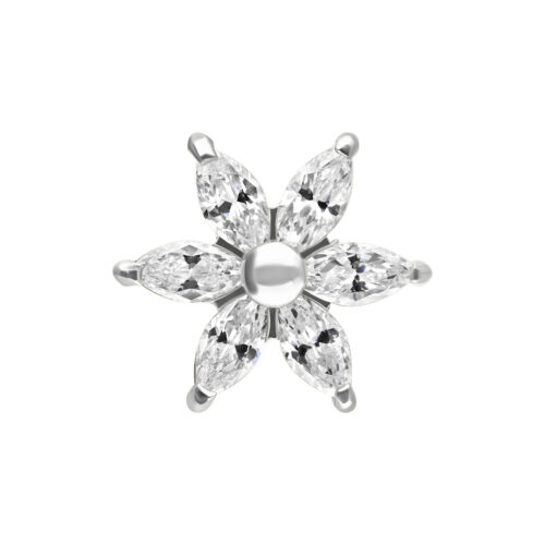 Hibiscus Flower Attachment for Internally Threaded