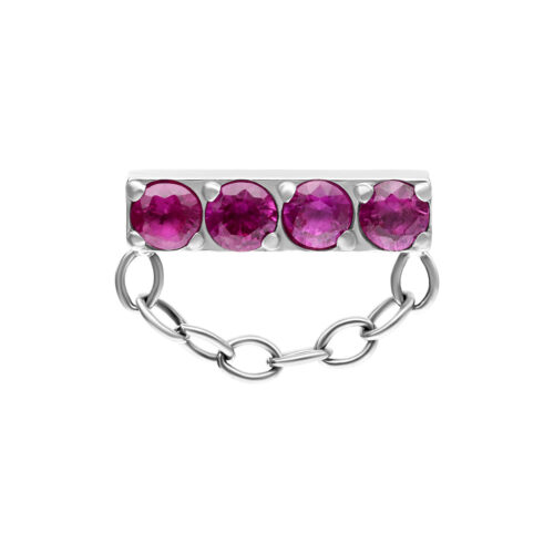 Push Fit Maharani Ruby Chain Attachment